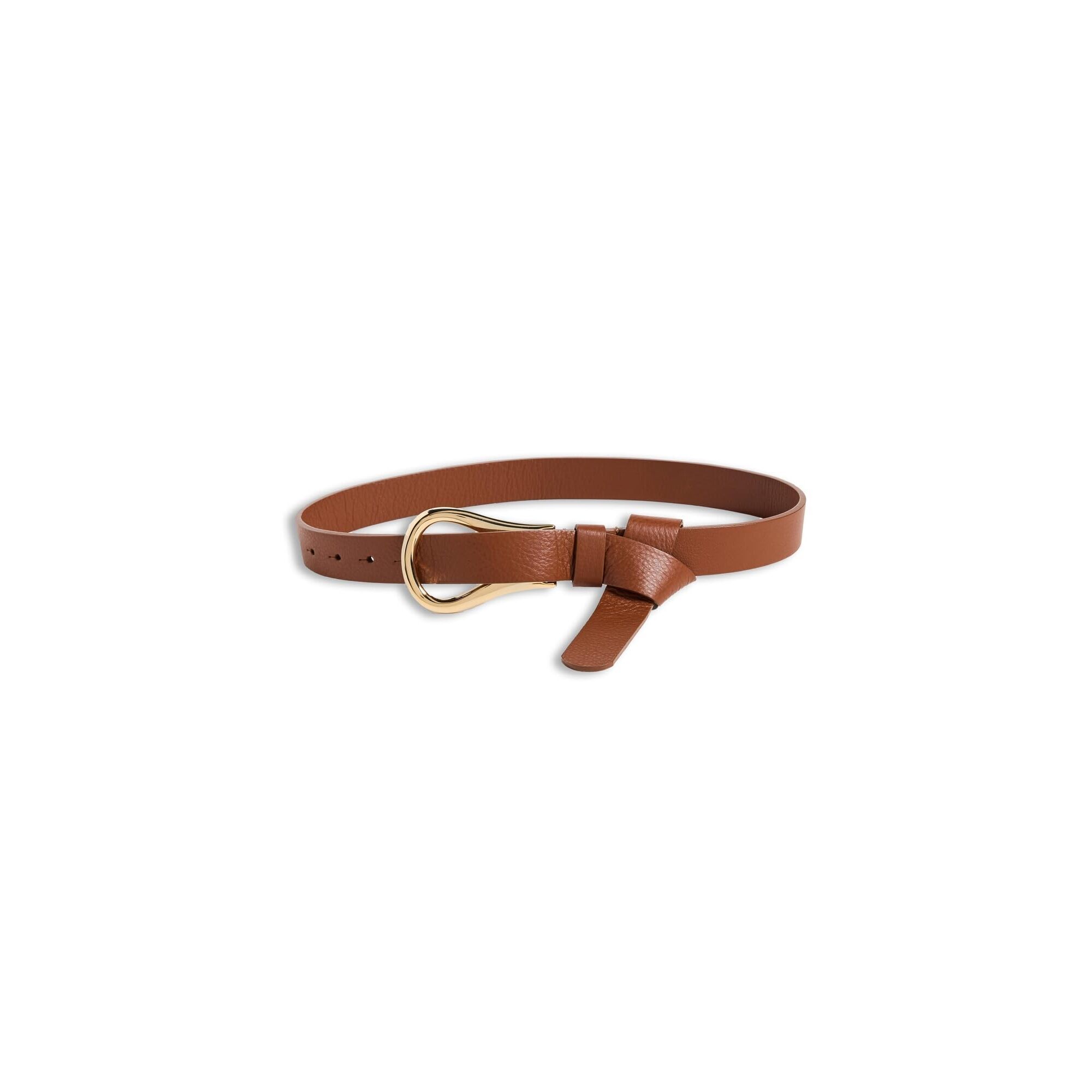 6574 Women's Ryder Wrap Belt, Brandy/Gold